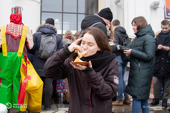 Широкая Масленица в Политехе