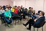 Ректор встретился со студентами, проживающими в общежитии