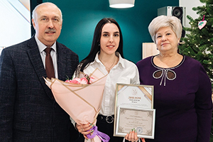Награждение председателя Совета обучающихся Политеха